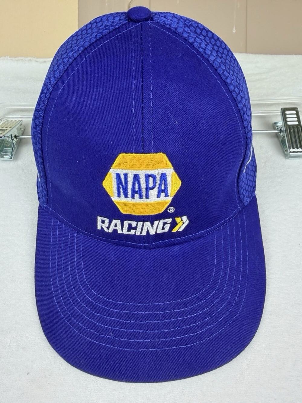 NAPA Racing Hat Men’s OS Blue NASCAR NHRA IndyCar Outlaws Driver Logo Strapback